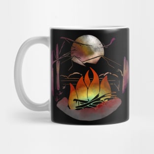 Camp (black background only) Mug